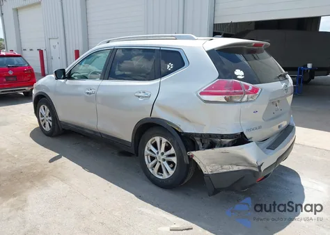 2015 Nissan Rogue Sv z USA, uszkodzony, nr VIN 5N1AT2MT7FC757394